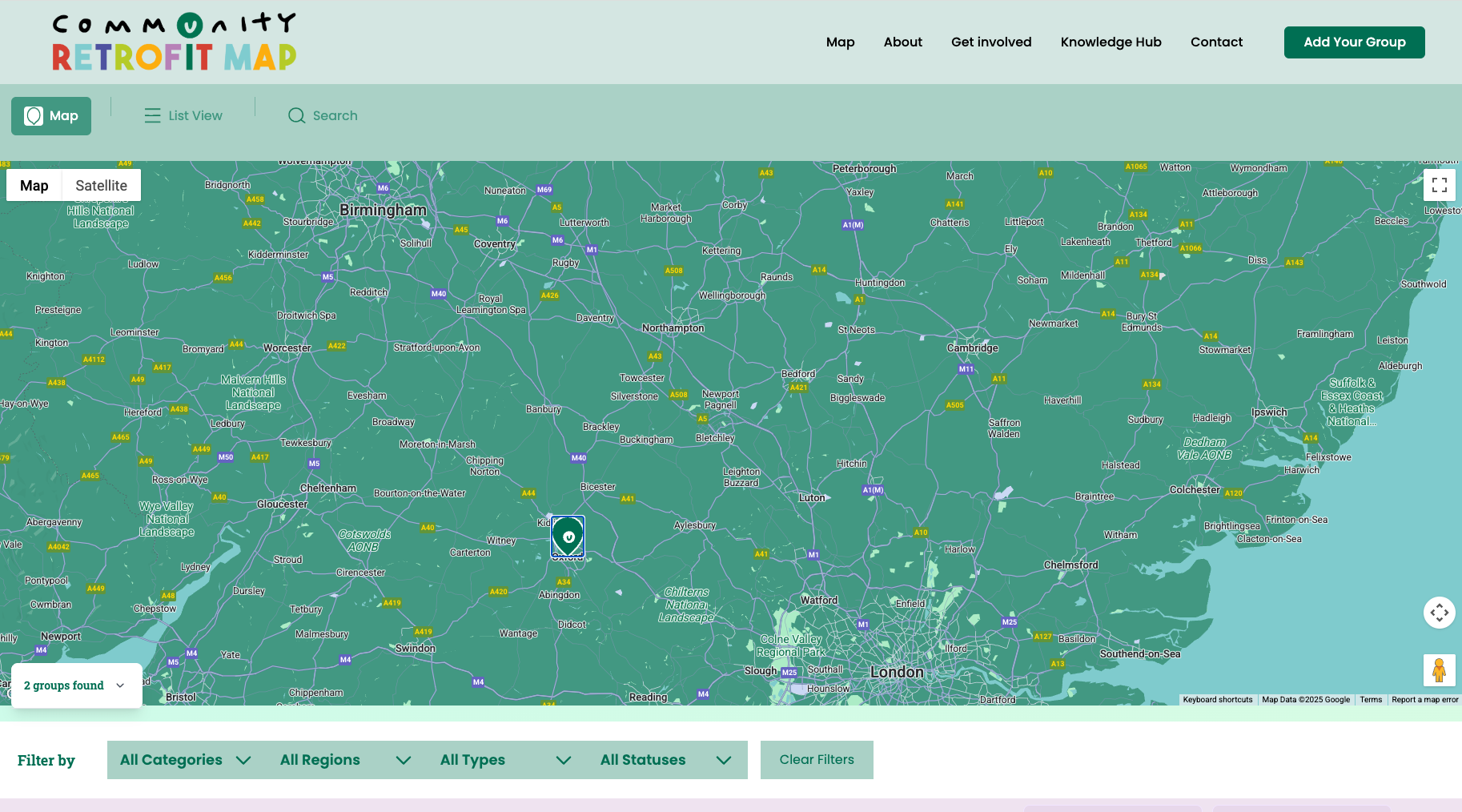 Community Retrofit Map project